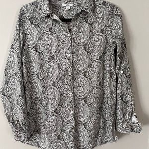 CROFT & BARROW | BUTTON UP TOP SIZE Medium